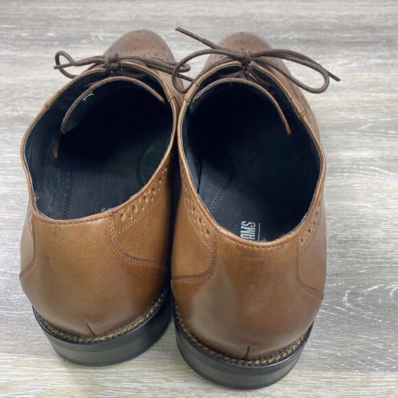 Stacy Adams Mens 13 M Oxfords Brown Lace Up Wingtip Leather Shoes Casual Preppy‎ main image 13